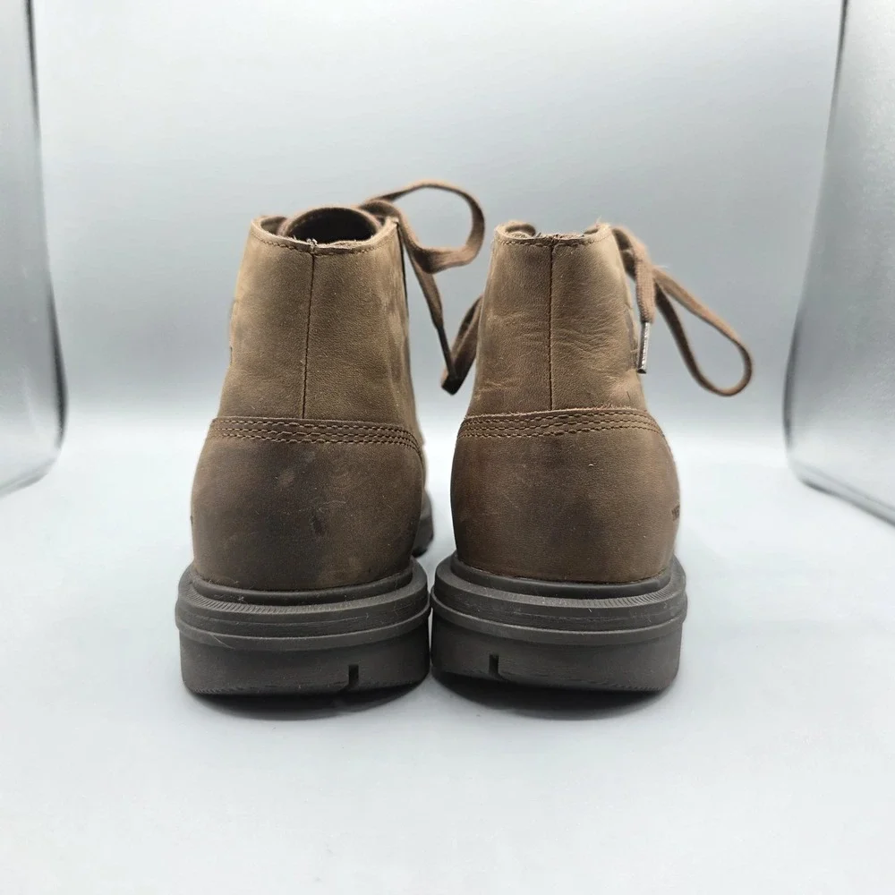 Sorel Madson Chukka Boots Mens 8 Brown Leather Comfort Waterproof Lace Up‎